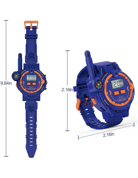 Walkie Talkie Recargable para Niños Gantan con Linterna 100m