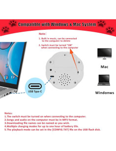 Botón de Grabación de Voz para Perros XLW 16MB Rojo 2