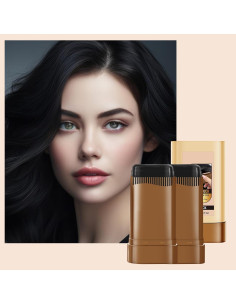 Stick de Tinte para Cabello Canoso TAEERY Negro 20g x2 2