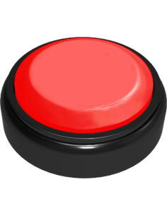 Botón Hablante Grabable Vicale WEB-1013 - Base Negra/Roja 2