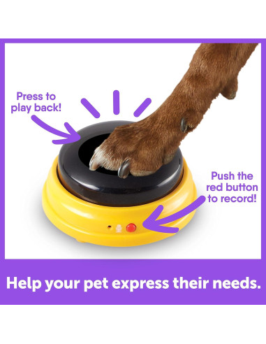 Botones de Habla para Mascotas Hambre por Palabras - Set de 3