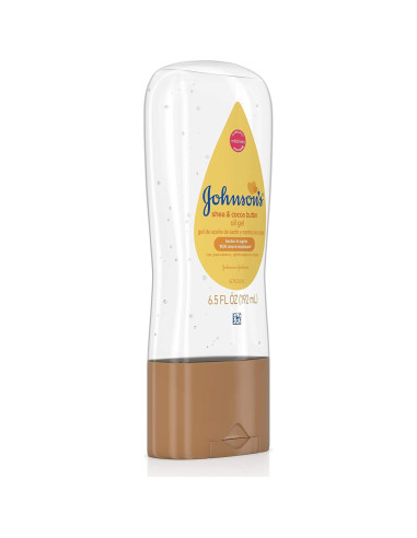 Gel de Aceite para Bebés Johnson 192.8 ml Hidratante Karité Cacao