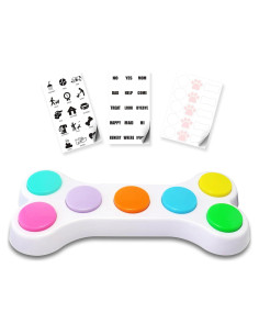 Botones de Comunicación para Mascotas JOY-U - 7 Botones Grabables