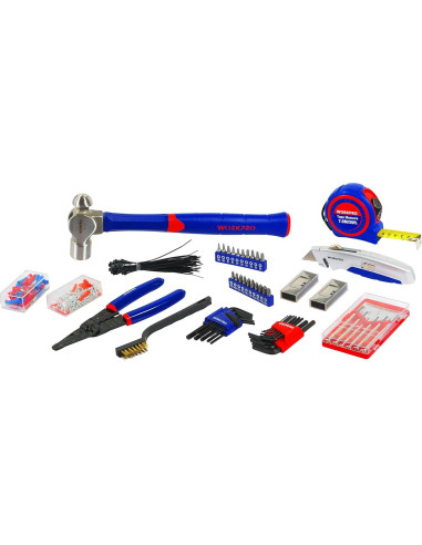 Juego de Herramientas Mecánicas WORKPRO 408 Piezas con Caja Metal