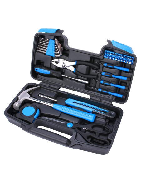 Kit de Herramientas EFFICERE 40 Piezas para Hogar y Oficina