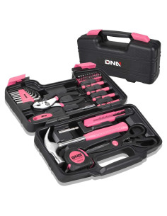 Kit de Herramientas de 39 Piezas DNA MOTORING Rosa