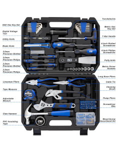Juego de Herramientas Prostormer 229 Piezas con Caja Portátil 2
