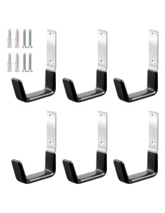 Ganchos de Almacenamiento GeeWatom de Acero Antideslizante 6PC