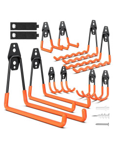 Ganchos de Almacenamiento HSTMYFS para Garaje, 10 Piezas, 35kg