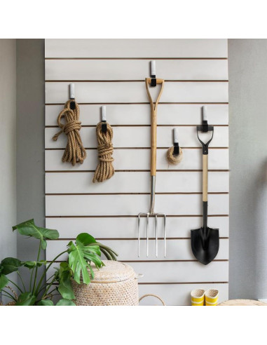 Ganchos de Almacenamiento GeeWatom de Acero Antideslizante 6PC