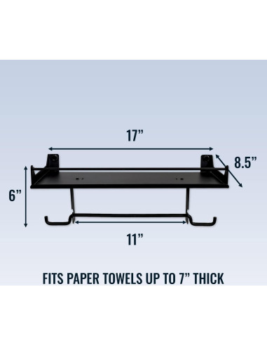 Soporte de Toallas de Papel StoreYourBoard para Garaje 22.68 kg