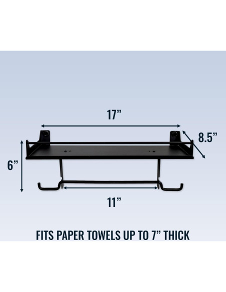 Soporte de Toallas de Papel StoreYourBoard para Garaje 22.68 kg