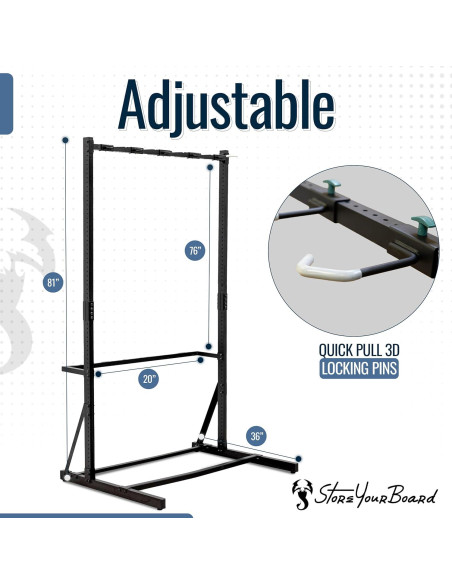 Soporte de Almacenamiento para 5 Bicicletas StoreYourBoard G-Bike