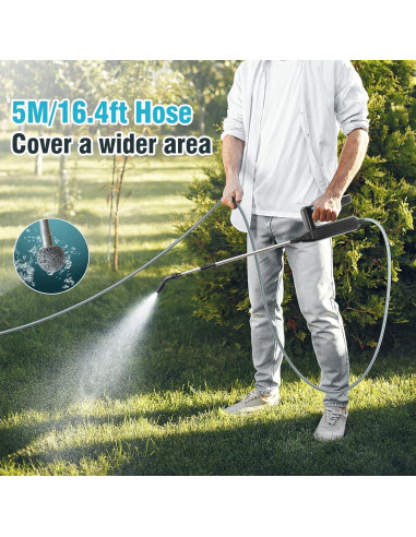 Varita Pulverizadora Eléctrica SideKing 60cm con Manguera 5m