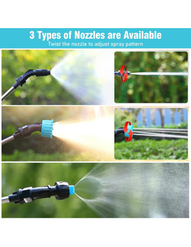 Varita Pulverizadora Eléctrica SideKing 60cm con Manguera 5m