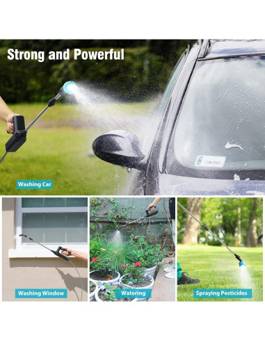 Varita Pulverizadora Eléctrica SideKing 60cm con Manguera 5m