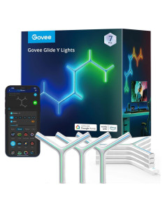 Luces LED de Pared Govee Glide Y H6065, Paquete de 7, RGBIC