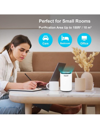 Purificador de Aire Calody E-C2 Pro Portátil 15 Millones Iones