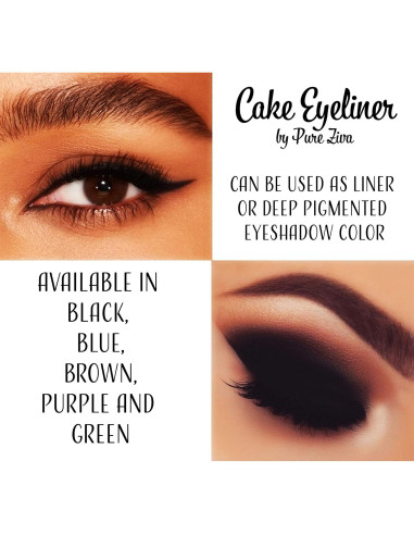 Delineador y Sombra de Ojos Mate Pure Ziva Trufa Chocolate 18g
