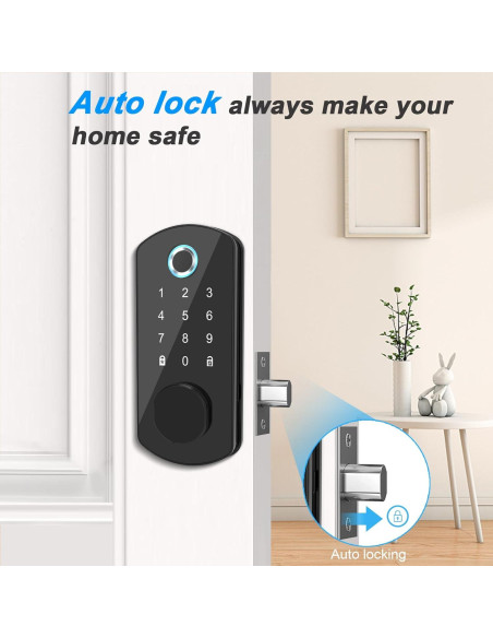 Cerradura Inteligente Goluckog con Huella Dactilar y APP