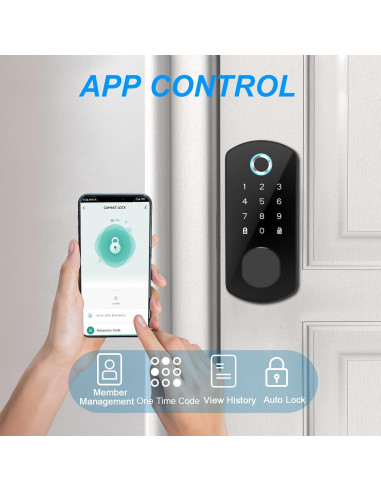 Cerradura Inteligente Goluckog con Huella Dactilar y APP