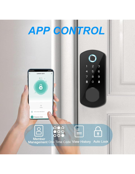 Cerradura Inteligente Goluckog con Huella Dactilar y APP