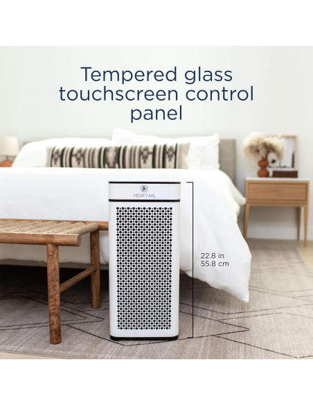 Purificador de Aire Medify MA-40 HEPA H13 166.5 m Blanco