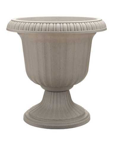 Maceta Urn Exterior 2 Paquetes Southern Patio 35.56 cm Piedra