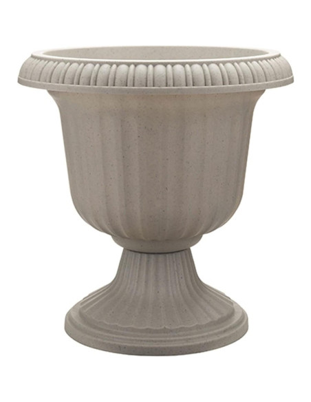 Maceta Urn Exterior 2 Paquetes Southern Patio 35.56 cm Piedra