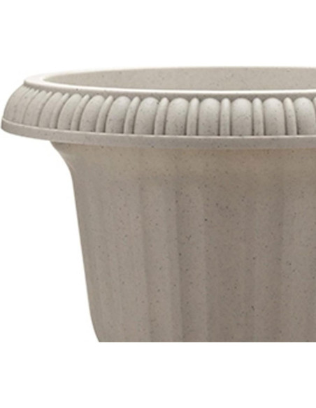 Maceta Urn Exterior 2 Paquetes Southern Patio 35.56 cm Piedra