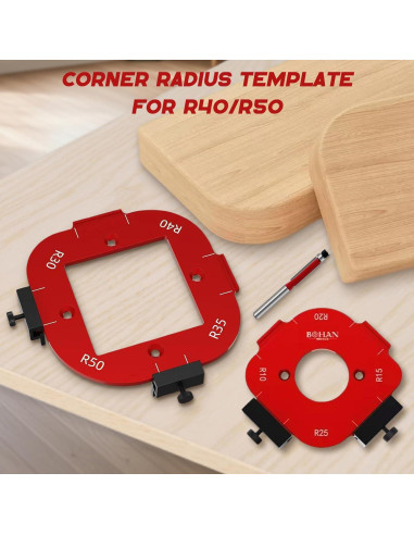 Conjunto de Plantillas para Router Xanadued 4-en-1 R10-R50