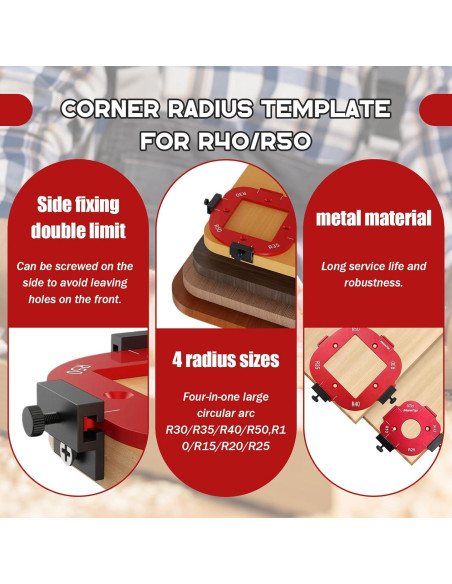 Conjunto de Plantillas para Router Xanadued 4-en-1 R10-R50