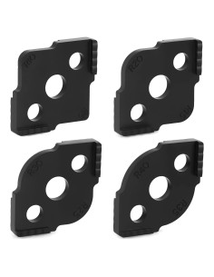 Plantillas de Router de Radio QWORK - Paquete de 4, 8 Tamaños