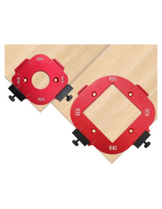 Plantillas de Esquina Redonda MaxEarn para Carpintería R10-R50