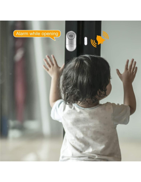 Alarmas de Seguridad para Puertas y Ventanas NOOPEL - Paquete de 4