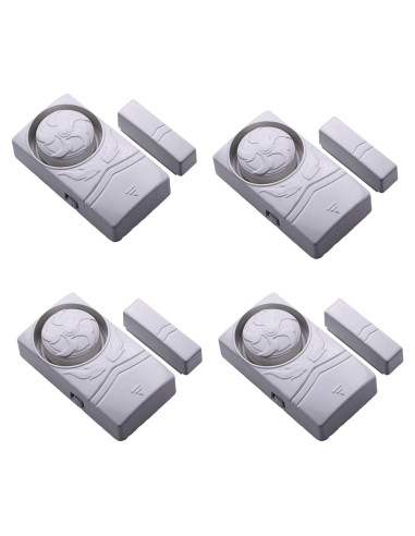 Alarma de Seguridad Inalámbrica Changzhou SF19 110dB Paquete de 4