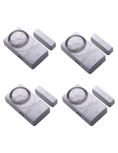 Alarma de Seguridad Inalámbrica Changzhou SF19 110dB Paquete de 4