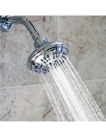 Cabezal de Ducha de Lujo Aqua Elegante Cromo 6 Funciones 9.5 L/min