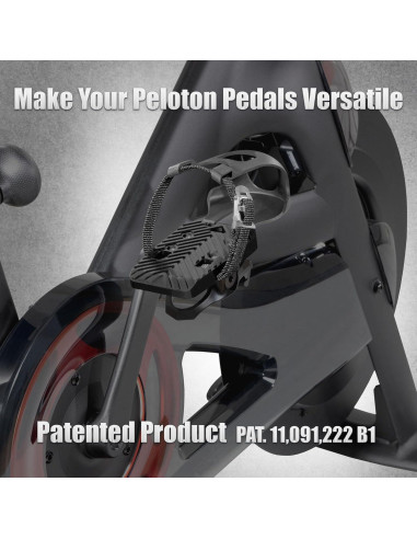 Cestas para dedos CyclingDeal para pedales Peloton - Doble función