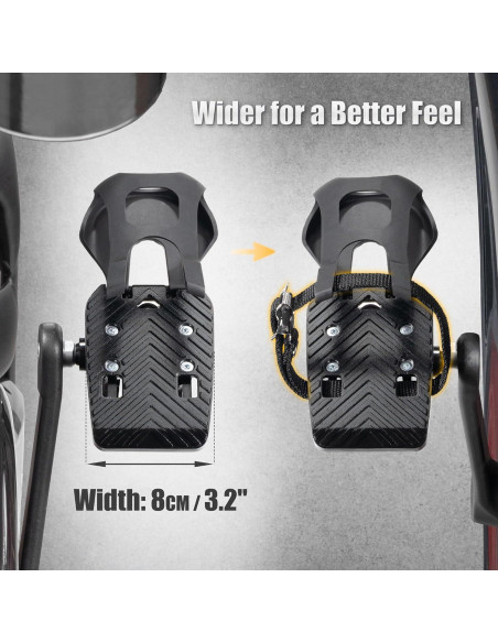 Cestas para dedos CyclingDeal para pedales Peloton - Doble función