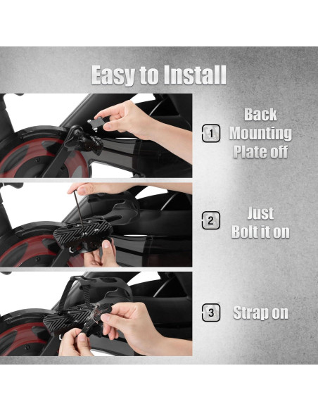 Cestas para dedos CyclingDeal para pedales Peloton - Doble función