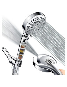 Cabezal de Ducha Filtrado INAVAMZ 10 Modos Alta Presión 15 Etapas
