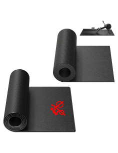 Alfombrilla de Goma Crostice para Bicicleta Peloton y Remo