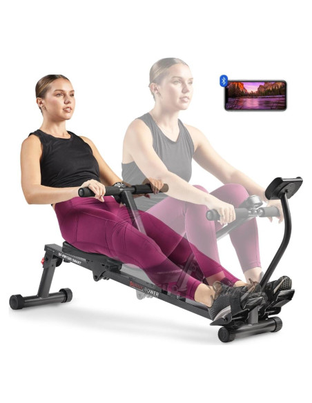 Máquina de Remo Compacta Sunny Health & Fitness SF-RW1205SMART