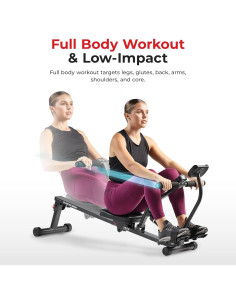 Máquina de Remo Compacta Sunny Health & Fitness SF-RW1205SMART 2