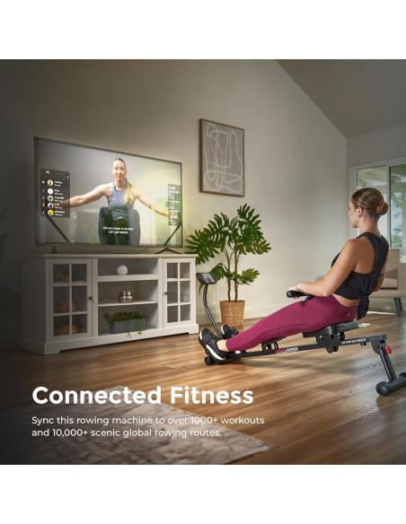 Máquina de Remo Compacta Sunny Health & Fitness SF-RW1205SMART