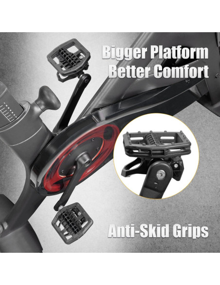 Pedales de Plataforma Strap-in CyclingDeal para Bicicleta Peloton