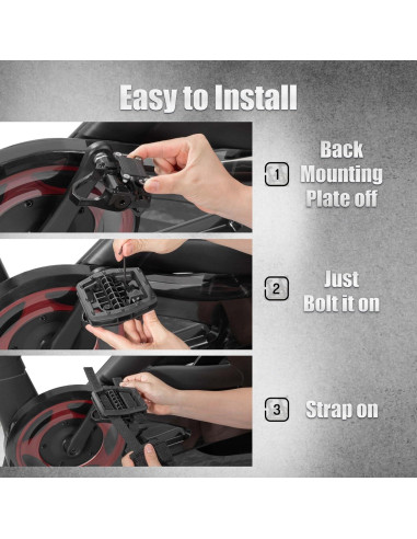 Pedales de Plataforma Strap-in CyclingDeal para Bicicleta Peloton