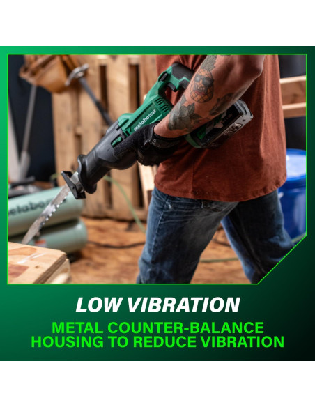 Sierra Recíproca Inalámbrica Metabo HPT 18V CR18DBQ4 3000 SPM