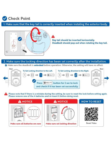 Cerradura Electrónica Solity AT1, Teclado, Auto-Bloqueo, 100 Códigos